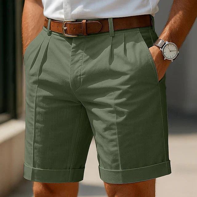 Andrew | Men's Pleated Summer Shorts