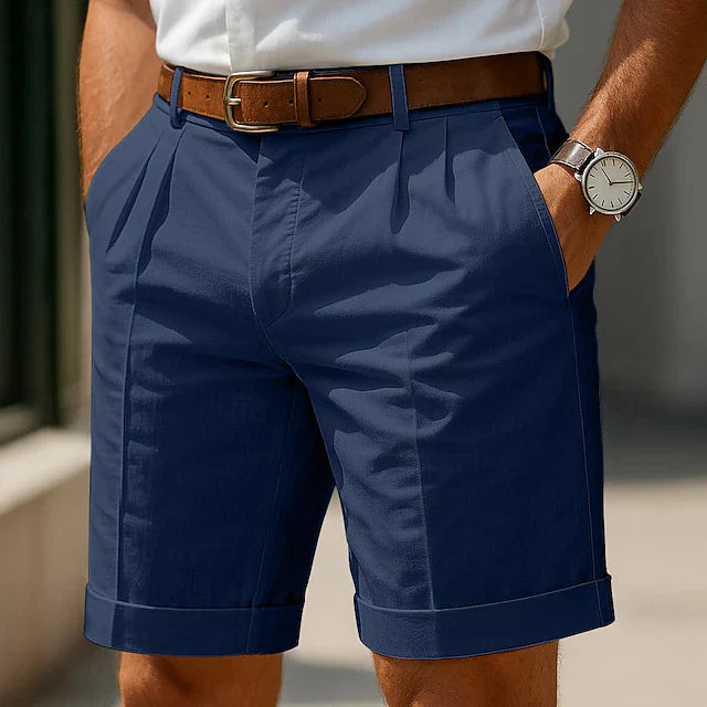 Andrew | Men's Pleated Summer Shorts